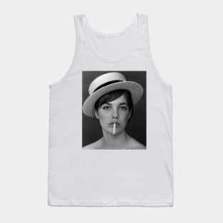 British French actress singer Tank Top